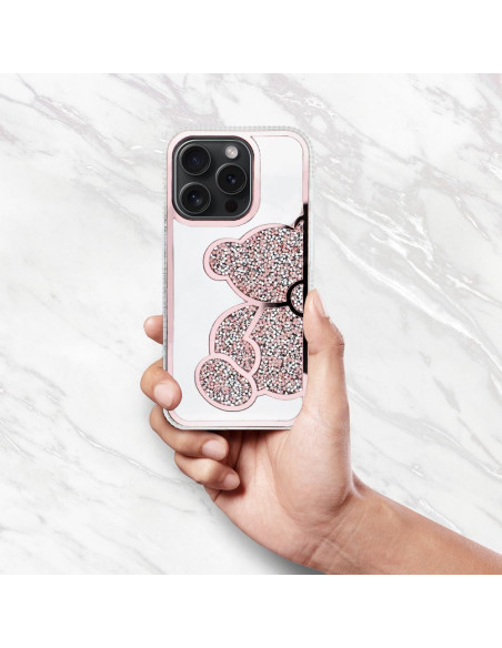 TEDDY BEAR Case for IPHONE 15 Pro Max pink