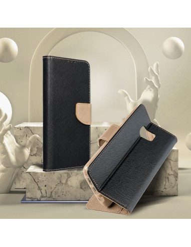Etui pour SAMSUNG S24 FE noir / or