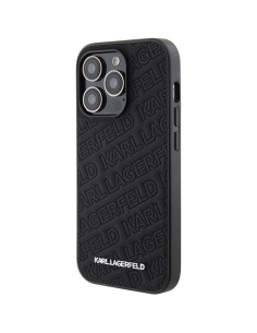 Véritable KARL LAGERFELD Case KLHCP15XPQKPMK pour iPhone 15 Pro Max (motif matelassé / noir) 2