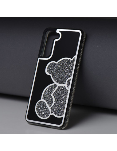 TEDDY BEAR Case for SAMSUNG S24 FE silver