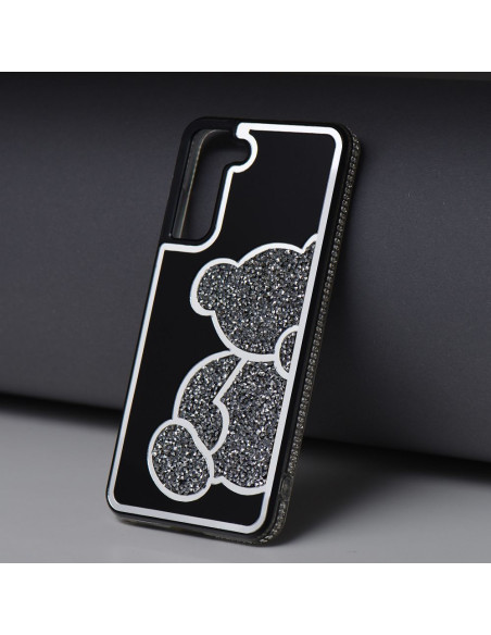 TEDDY BEAR Case for SAMSUNG S24 FE silver