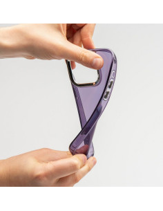 Coque PEARL pour SAMSUNG S24 FE violet