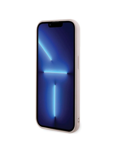 Véritable KARL LAGERFELD Case KLHCP15L3DMBKCP pour iPhone 15 PRO (3D Logo Glitter / pink)