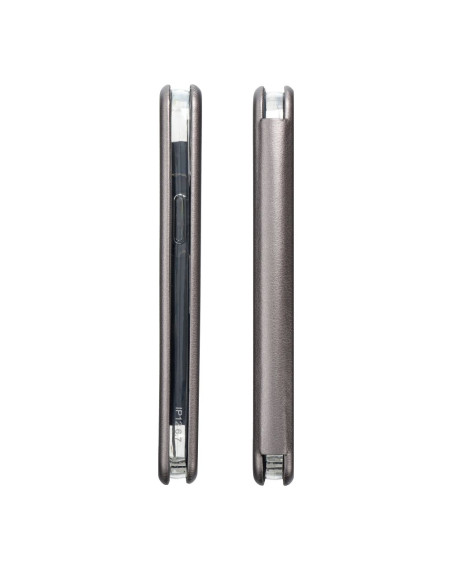 Étui Book Elegance pour SAMSUNG S24 FE acier
