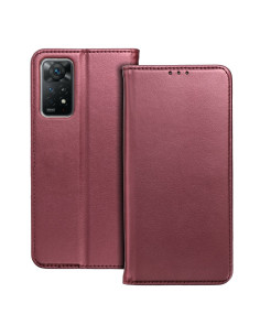 Etui Smart Magneto pour MOTOROLA G55 5G bordeaux 2