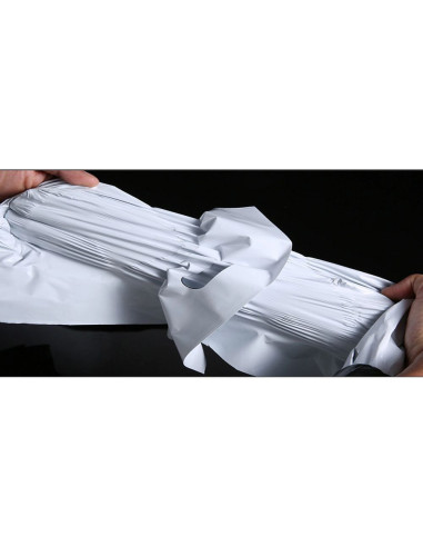 Paquets de courrier avec poignée 400 x 500 mm + poignée 70 mm RC091 50 pcs blanc