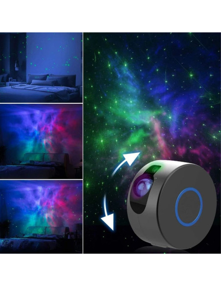 Projecteur d'étoiles LED RC-K-272 noir