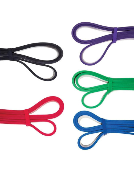 RC-K-291 Ensemble de caoutchouc de résistance à roues multiples, 5 pièces, pour exercices de rééducation