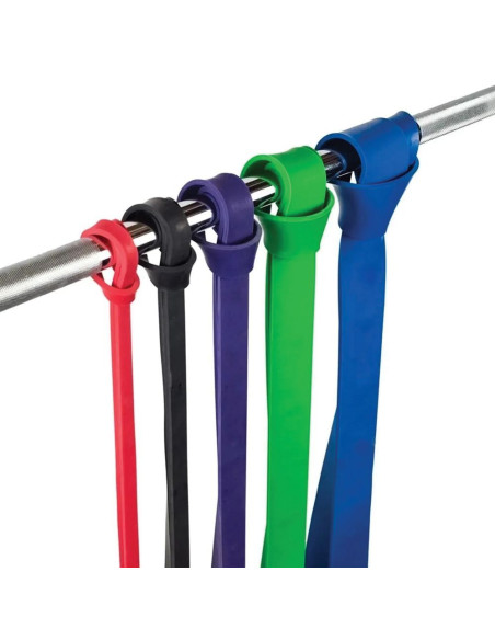 RC-K-291 Ensemble de caoutchouc de résistance à roues multiples, 5 pièces, pour exercices de rééducation