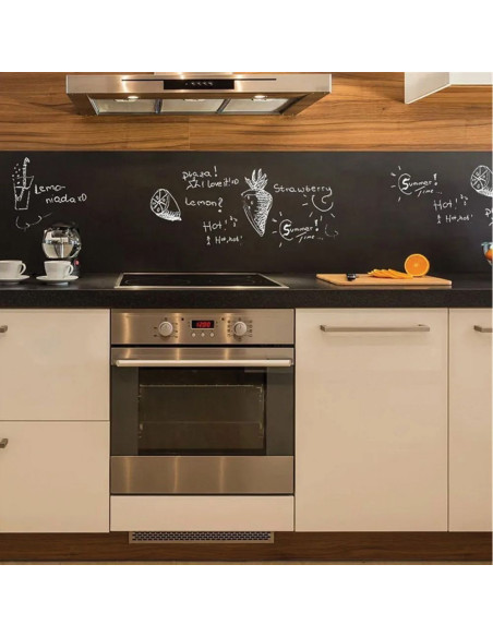 Tableau mural réglable auto-adhésif pour enfants 45 x 200 cm + craie RC-K-340 noir