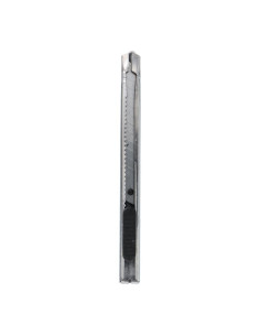 Couteau à tapisserie avec lame sécable remplaçable de 9 mm RC-K-791 argenté