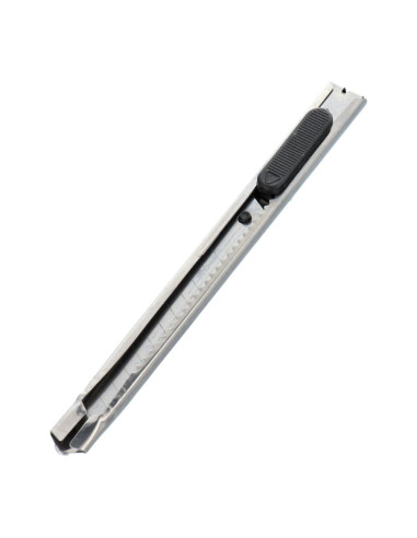 Couteau à tapisserie avec lame sécable remplaçable de 9 mm RC-K-791 argenté