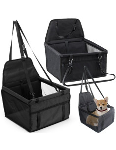 Siège auto pour chien/chat RC-K-841 noir 2