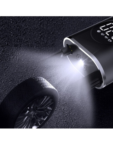Mini compresseur / pompe électrique sans fil RC-K-1052 noir