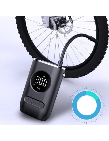 Mini compresseur / pompe électrique sans fil RC-K-1052 noir