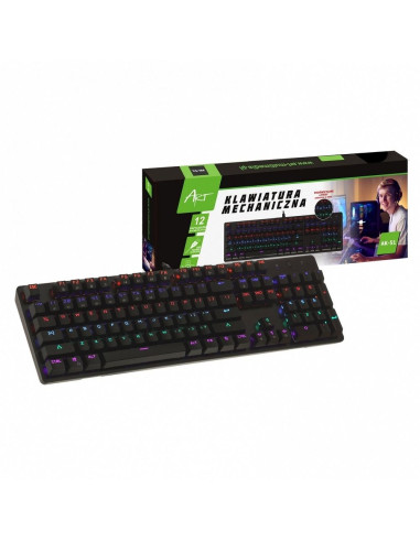 Clavier QWERTY USB mécanique avec rétroéclairage AK-51