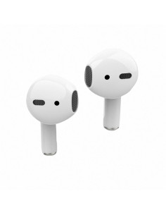 Ecouteurs Bluetooth Stereo TWS SLART AP-TW-B1 + station d"accuei lLightning 8-pin blanc 2