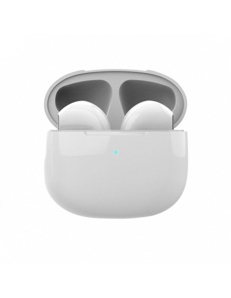 Ecouteurs Bluetooth Stereo TWS SLART AP-TW-B1 + station d"accuei lLightning 8-pin blanc