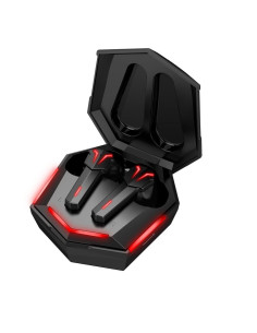 Écouteurs stéréo sans fil / bluetooth TWS ART AP-TW-G10 GAMING + station d'accueil avec connecteur de type C noir 2