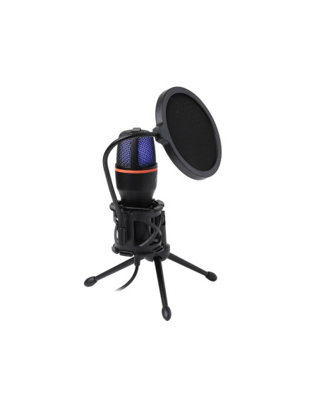 Microphone a membrane MART AC-02 trépied USB LED