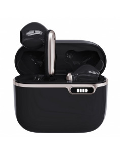 Écouteurs stéréo sans fil / bluetooth TWS ART AP-TW-B4B + station d'accueil avec connecteur de type C noir
