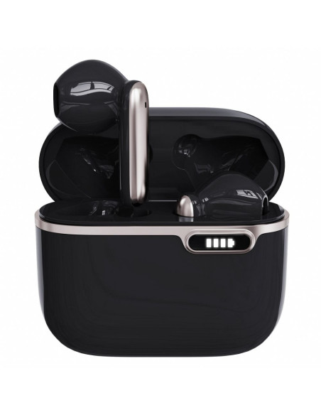 Écouteurs stéréo sans fil / bluetooth TWS ART AP-TW-B4B + station d'accueil avec connecteur de type C noir