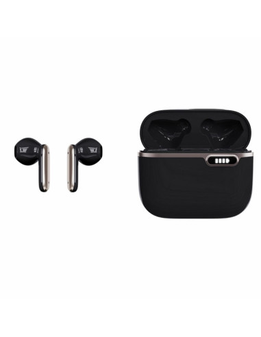 Écouteurs stéréo sans fil / bluetooth TWS ART AP-TW-B4B + station d'accueil avec connecteur de type C noir