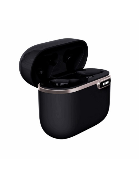 Écouteurs stéréo sans fil / bluetooth TWS ART AP-TW-B4B + station d'accueil avec connecteur de type C noir