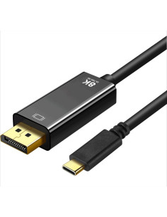 Câble Type C mâle vers DisplayPort 1.4 mâle 8K 60Hz ART oem C5-2 1.8m