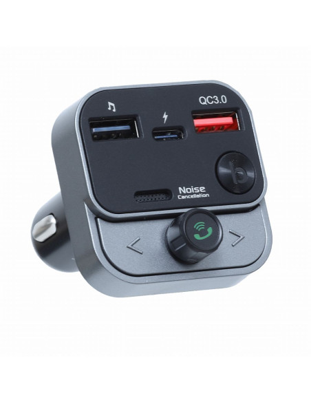 Transmetteur FM MP3 avec bluetooth 5.0 + USB A QC3.0 + Type C (total 30W) ART FM-84B