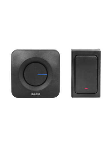 ONDO AC wireless doorbell, plug-in system, battery-free button, 200m. (OR-DB-MT-156)