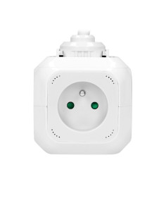 Câble d'extension cube 4x2P+Z, 2xUSB, 1,4 m blanc (OR-AE-13144/W)