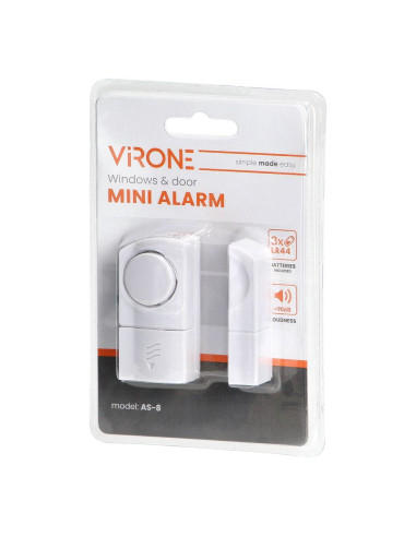 Window and door MINI ALARM, baterry powered (AS-8)