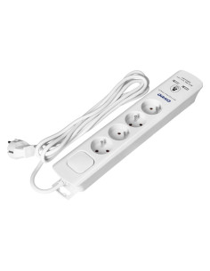 Bloc multiprises 4x2P+Z 2xUSB 3x1.0 3m blanc (OR-AE-13243/W/3M)