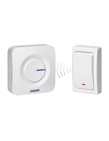 Cloche sans fil 230V~ sans pile ONDO AC blanc (OR-DB-MT-156/W)