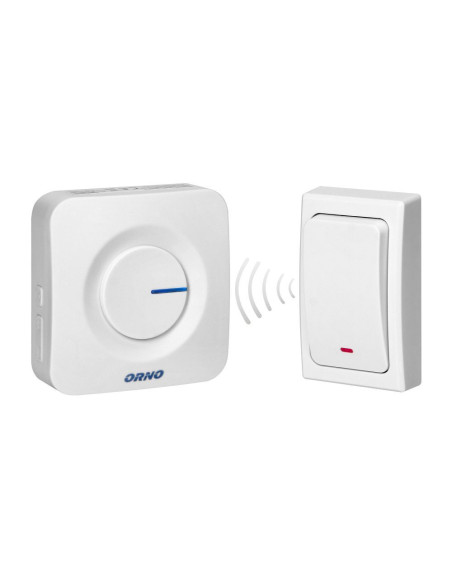 Cloche sans fil 230V~ sans pile ONDO AC blanc (OR-DB-MT-156/W)