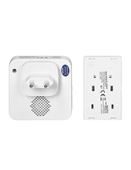 Cloche sans fil 230V~ sans pile ONDO AC blanc (OR-DB-MT-156/W)