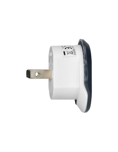 Travel adapter - go to USA, 250V, 10A, (TA-8) white-graphite