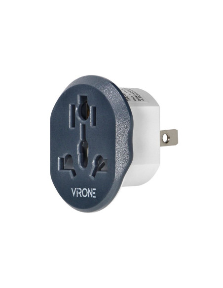 Travel adapter - go to USA, 250V, 10A, (TA-8) white-graphite