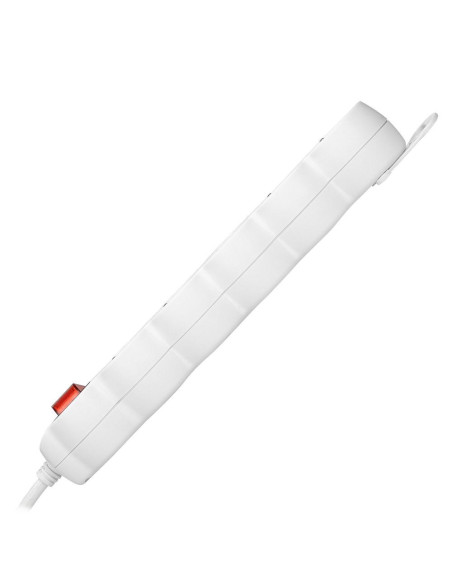 Extension cord 5x2P+Z,ON/OFF,1,5m,3x1,5,white (ES-7/W/1,5)