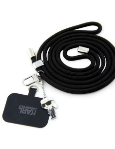 Karl Lagerfeld KLUCNMSCKIK pendentif (Crossbody Cord Ikonik / noir)