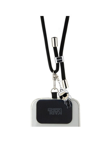 Karl Lagerfeld KLUCNMSCKIK pendentif (Crossbody Cord Ikonik / noir)