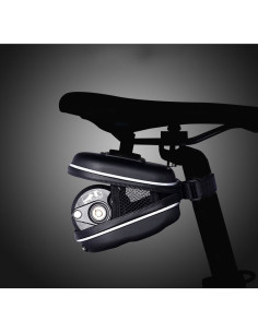 SAHOO sacoche de vélo sous la selle avec cadenas 1.2L 13875-SA noir 2