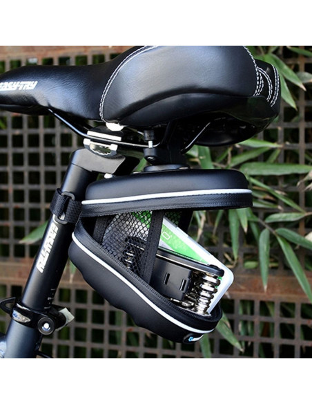 SAHOO sacoche de vélo sous la selle avec cadenas 1.2L 13875-SA noir