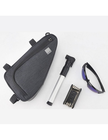 Sacoche pour vélo sous cadre triangle avec serrure 1L SAHOO 121469-SA