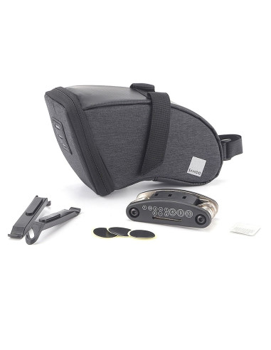 SAHOO bike bag under the bicycle seat with zip 1L 131470L-SA black
