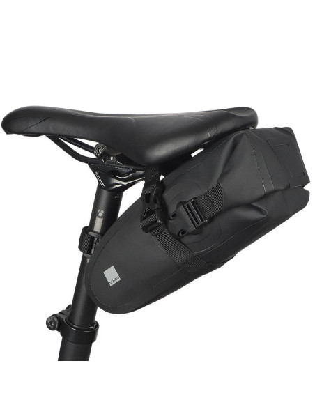 SAHOO bike bag under the bicycle seat with zip waterproof 1,6L 131363-SA black