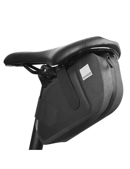 SAHOO bike bag under the bicycle seat with zip waterproof 0,8L 132037 black