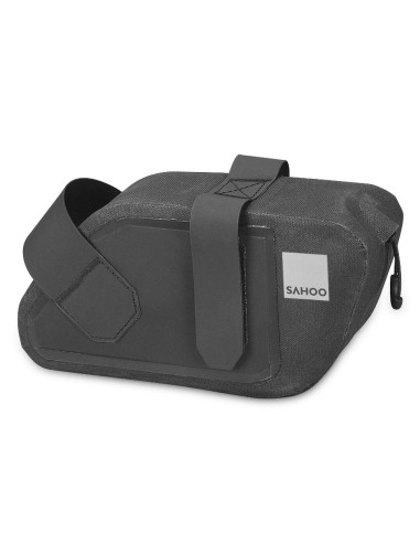 SAHOO bike bag under the bicycle seat with zip waterproof 0,8L 132037 black