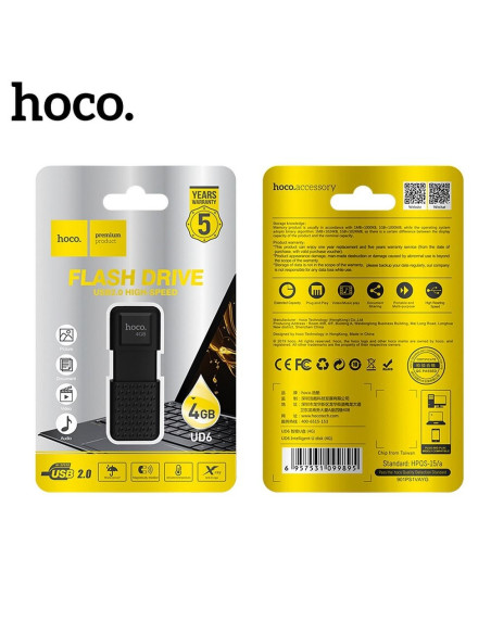 HOCO clé USB Inteligent UD6 4GO USB2.0